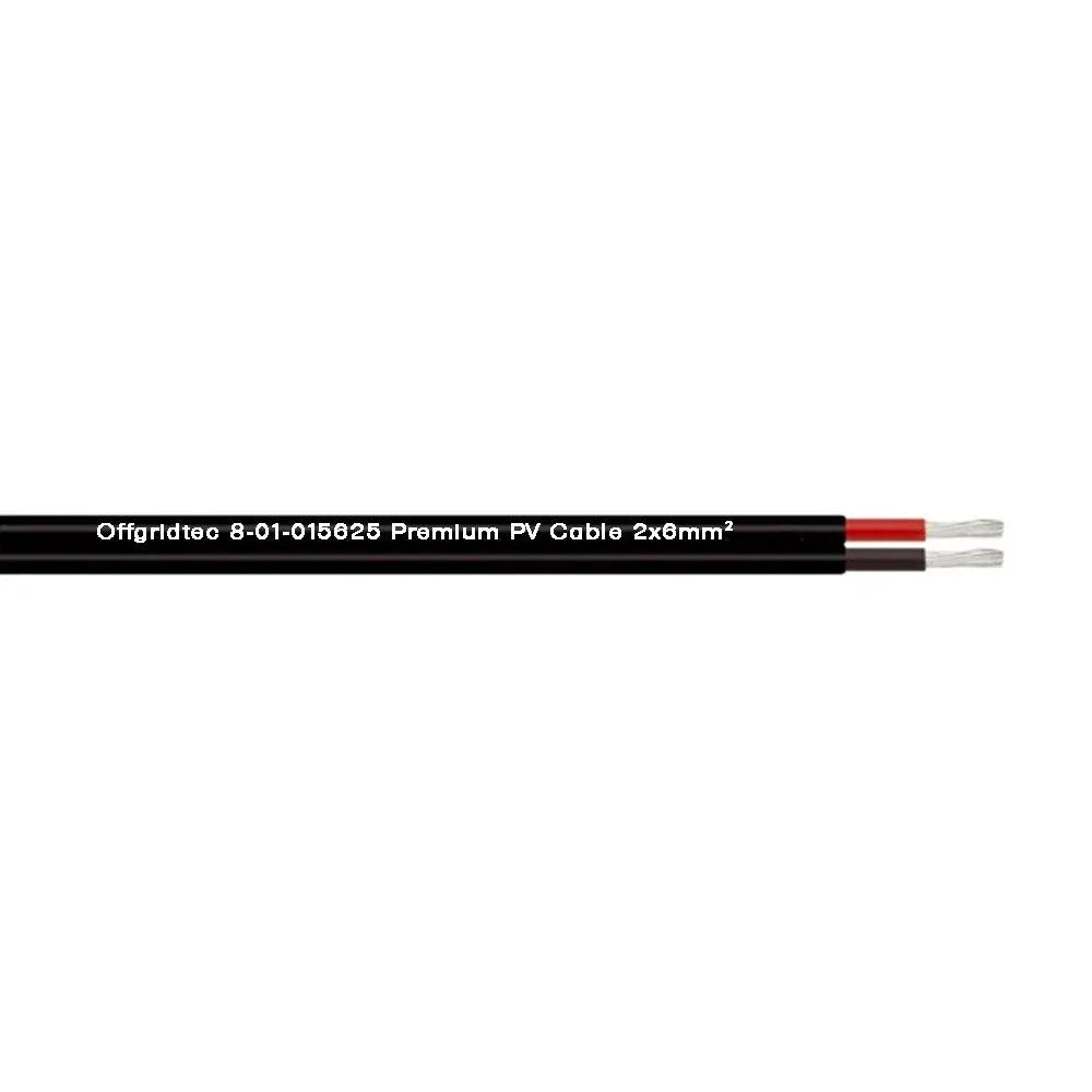 Solarkabel 2x6mm² Meterware - Solarleitung