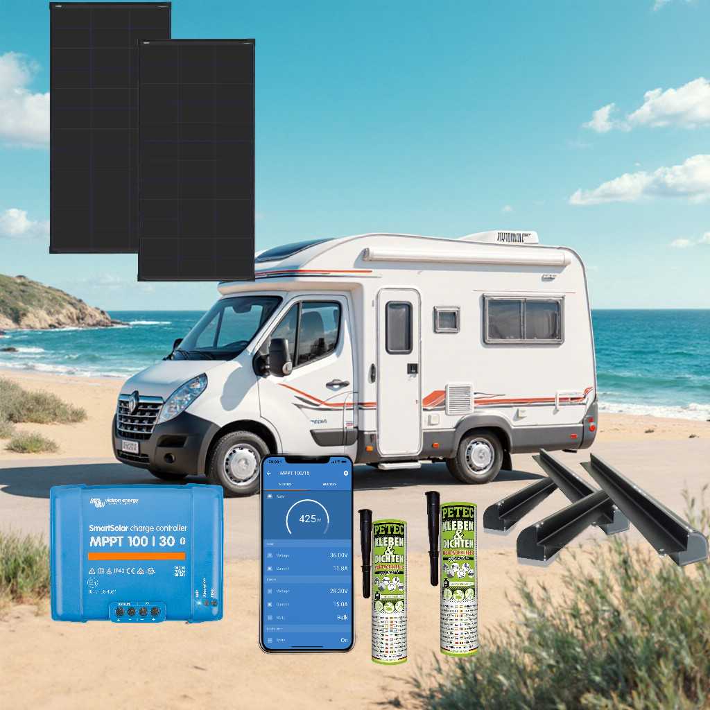 300 Watt Solaranlage NG - einbaufertig.