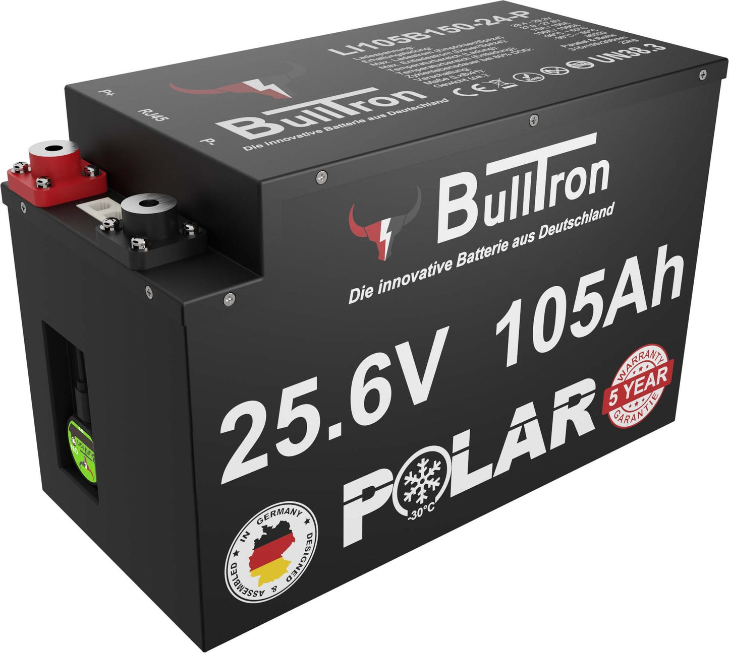 Bulltron 24V 105Ah Polar LiFePO4 Akku