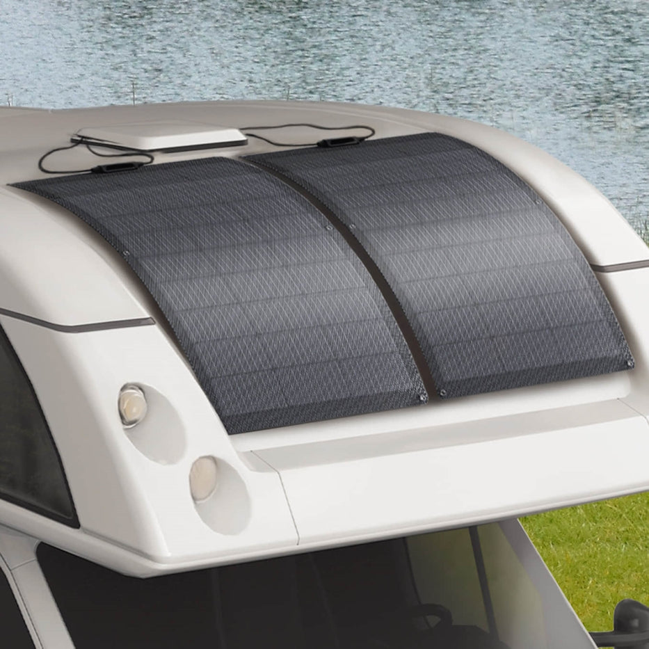 100 Wattpeak Flexibles Solarmodul - Ultraleicht.