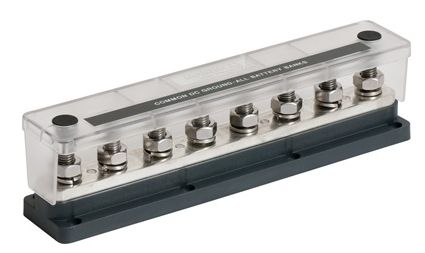 Sammelschiene DC Verteiler 8 Anschlüsse 650A BEP-Marinco 777BB8S