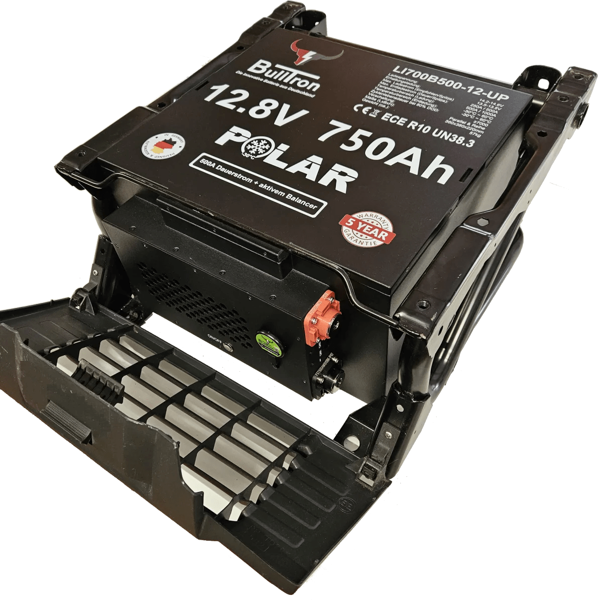 Bulltron 750Ah Polar 12,8V LiFePO4 Untersitzbatterie – Wohnmobil Lithiumakku - LiFePO4 - Batterie | fullSol