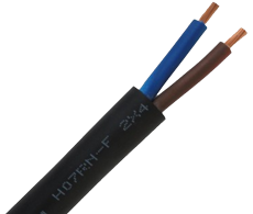 Solarkabel 2x2,5mm² H07 RN-F Gummischlauchleitung.