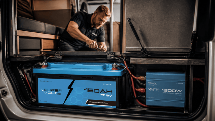 Supervolt LiFePO4 Batterien & Wechselrichter mit Einbau - FullSol