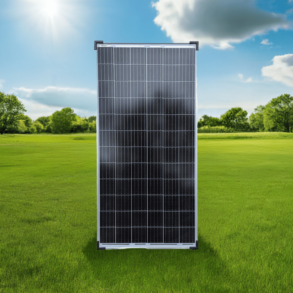 100 Watt Solarmodul MBB für 12V und 24V - Monokristallin - Solarmodul | fullSol