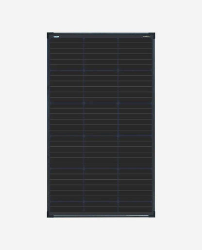 100 Watt Solarmodul Black-Frame Rückseiten Kontaktiert.