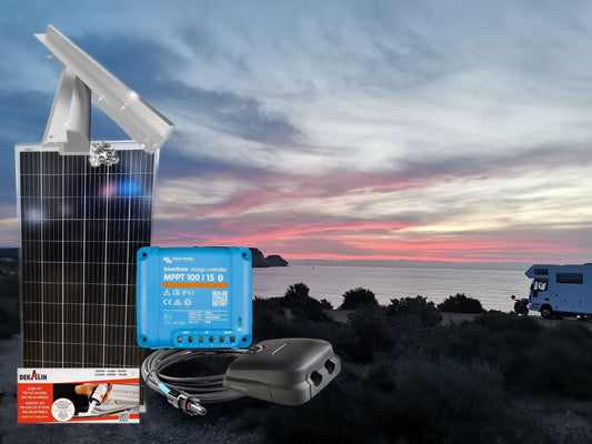 150 Watt Solaranlage für Caravan und Wohnmobile - Solaranlage | fullSol