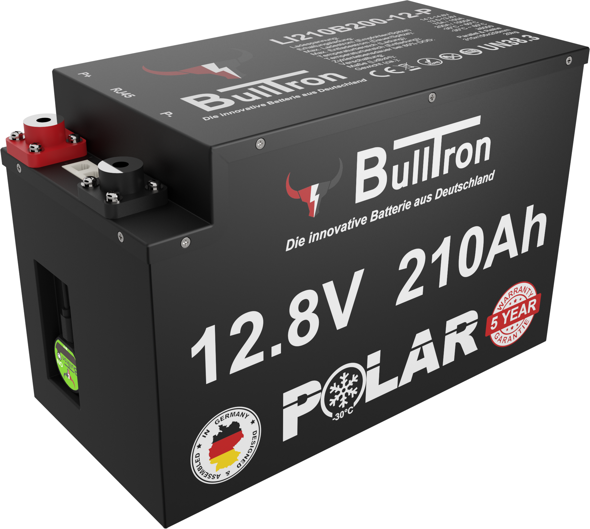 BullTron - 210 AH Polar - LiFePO4 Batterie mit Smart BMS