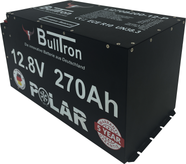 BullTron - 12V 270 AH Polar - LiFePO4 Batterie mit Smart BMS