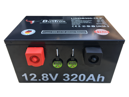 Bulltron 320Ah Polar LiFePO4 12.8V Akku mit Heizung, Smart Doppel-BMS und Bluetooth App