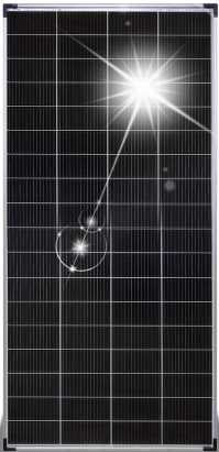 200 Watt Solarmodul für 12V und 24V Systeme geeignet - Monokristalin - Multibusbars