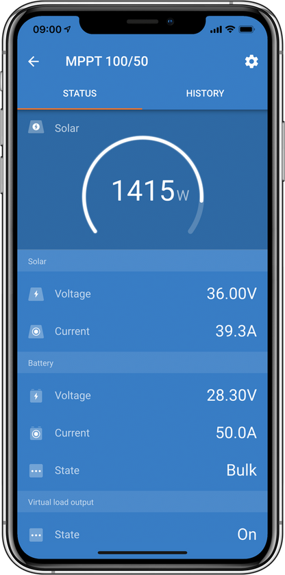 MPPT Solarladeregler Victron Energy SmartSolar 75-10