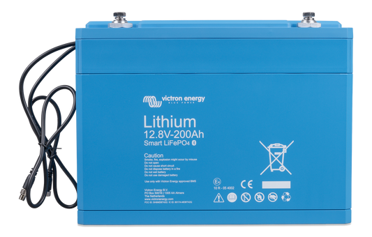 Victron Energy LFP Smart 12,8/200Ah LiFePO4 - Lithium Batterie