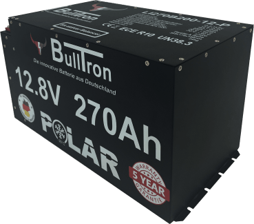 BullTron - 12V 270 AH Polar - LiFePO4 Batterie mit Smart BMS - Batterie | fullSol