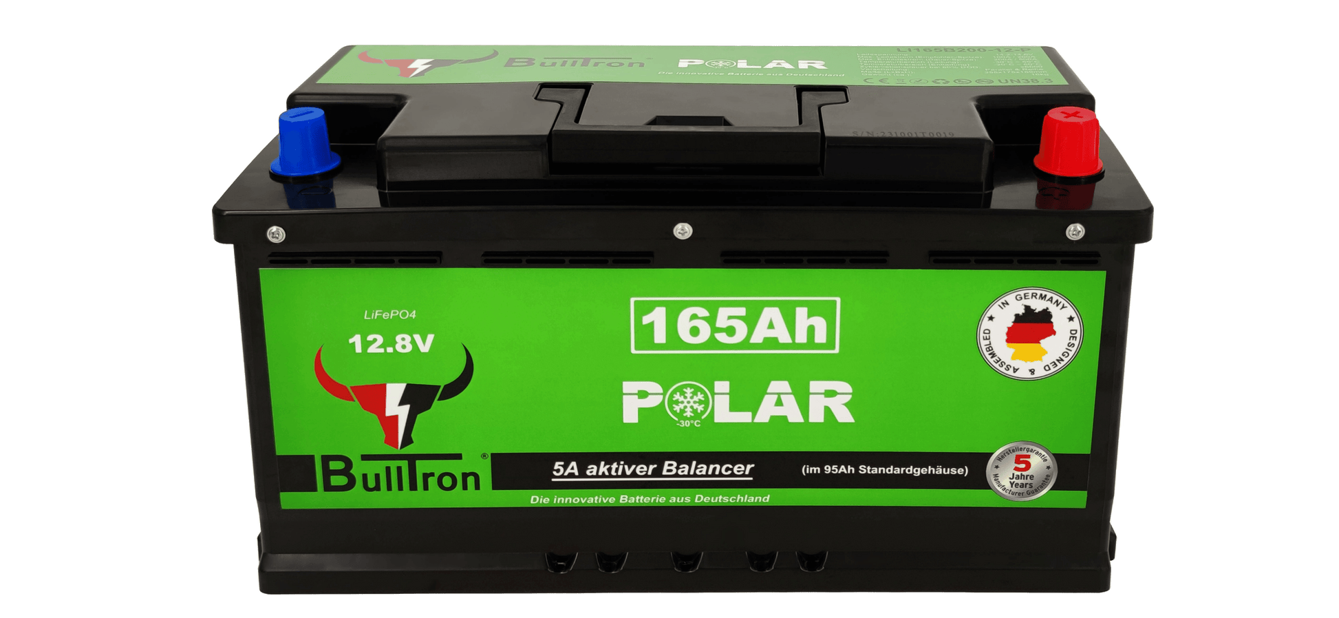BullTron - 165 AH Polar - LiFePO4 Batterie mit Smart BMS und Heizung - Batterie | fullSol