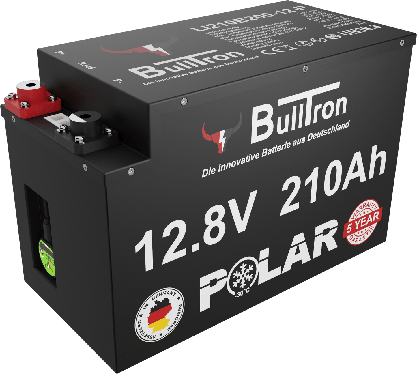 BullTron - 210 AH Polar - LiFePO4 Batterie mit Smart BMS - Batterie | fullSol