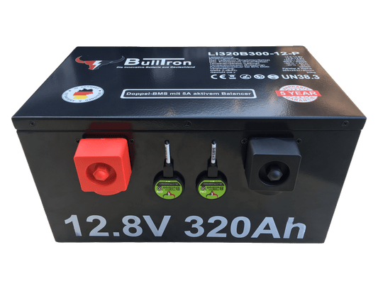 Bulltron 320Ah Polar LiFePO4 12.8V Akku mit Heizung, Smart Doppel - BMS und Bluetooth App - Batterie | fullSol