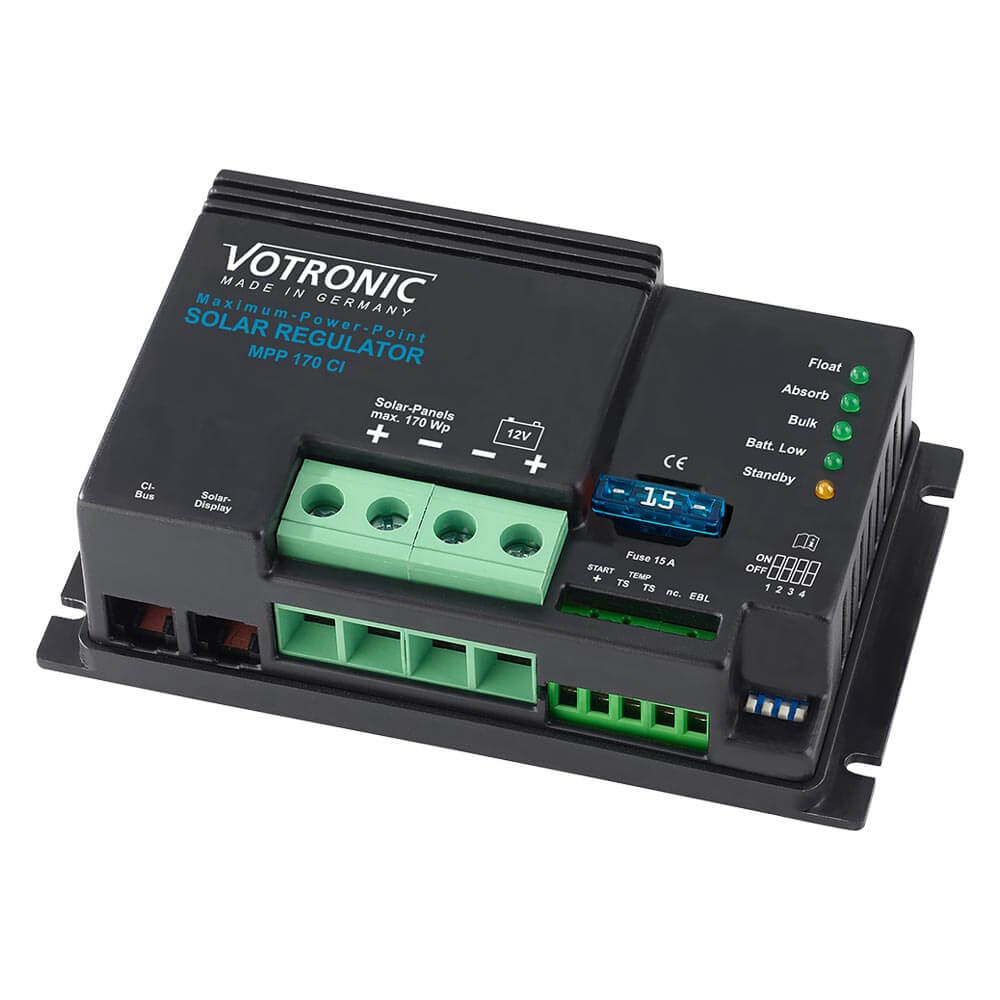 MPP 170 CI - MPPT Solarladeregler Duo Digital 170W mit zwei Ausgängen - MPPT Laderegler | fullSol
