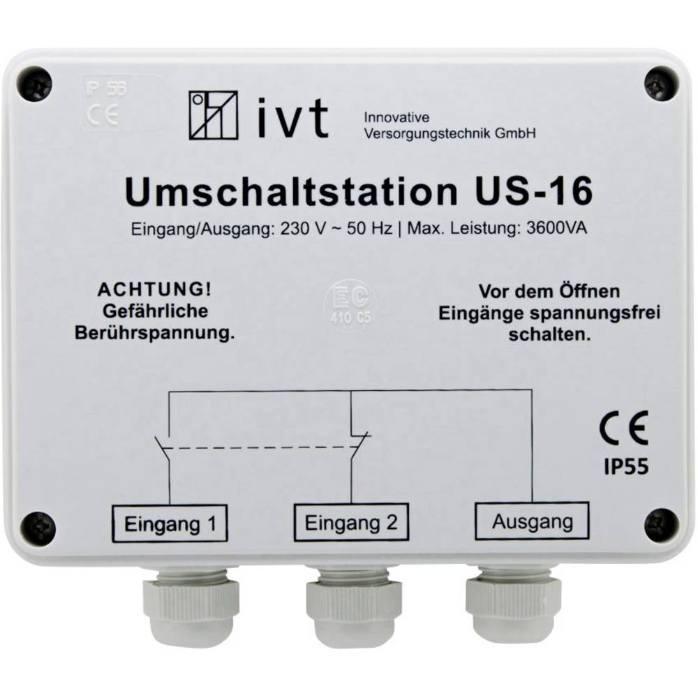 Netzvorrangschaltung / Netzumschaltung 16A 230V - Zubehör | fullSol