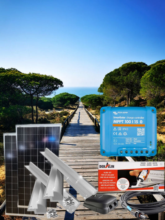 Solaranlage 200 Watt für Wohnmobil und Van - monokristallin - Solaranlage | fullSol