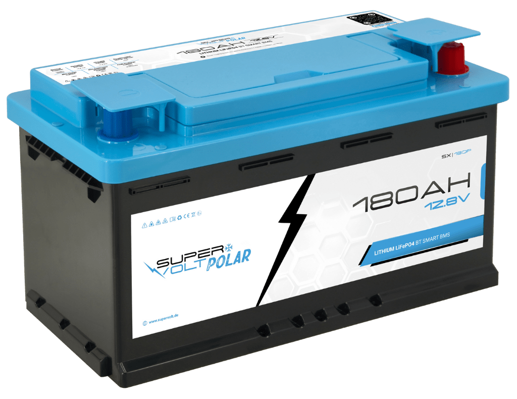 Supervolt Polar 12,8V 180Ah LiFePO4 Akku – Leistungsstarker Lithium Akku für Wohnmobil, Solar & Offgrid - Batterie | fullSol