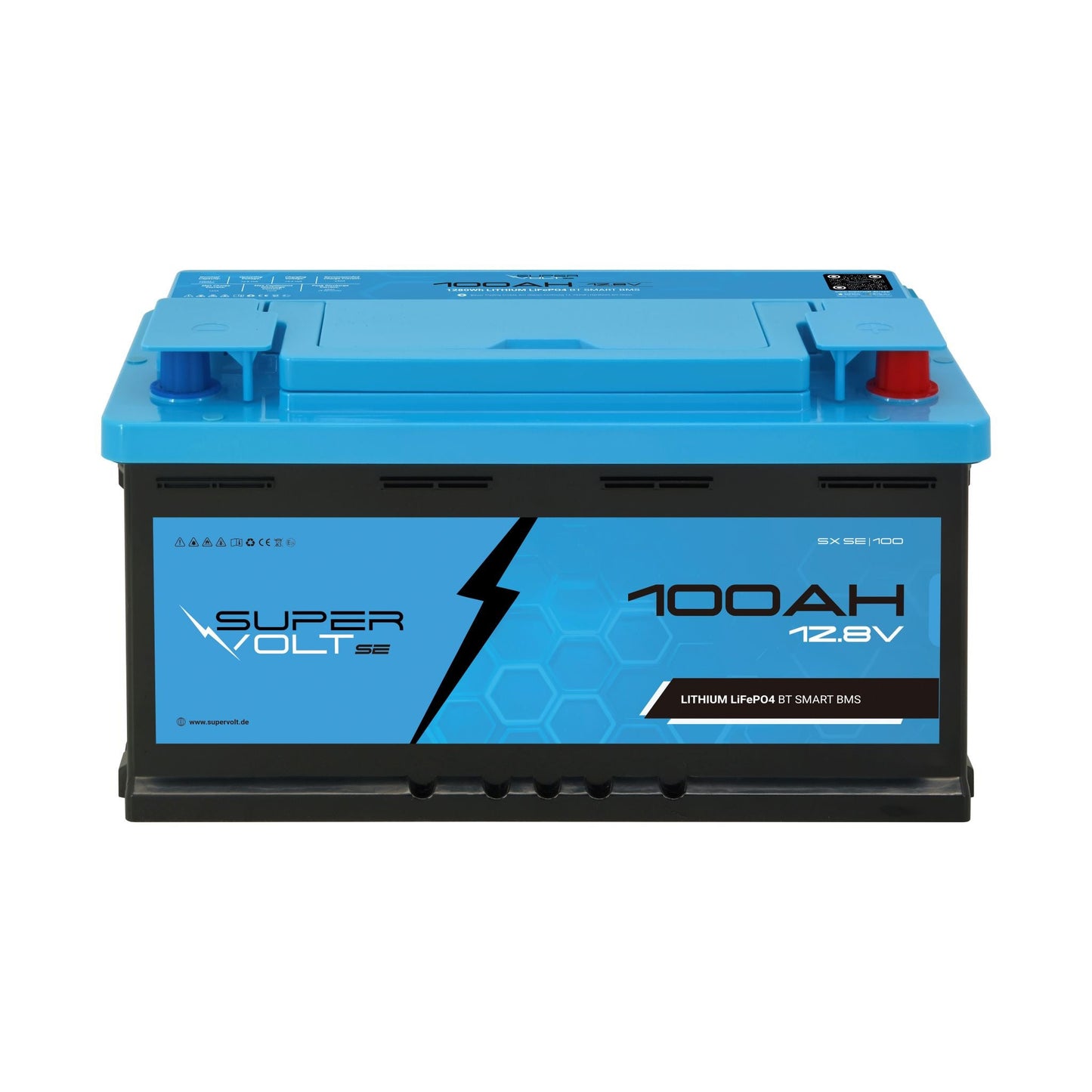 Supervolt SE 100Ah LiFePO4 Lithium Batterie 12V - | fullSol