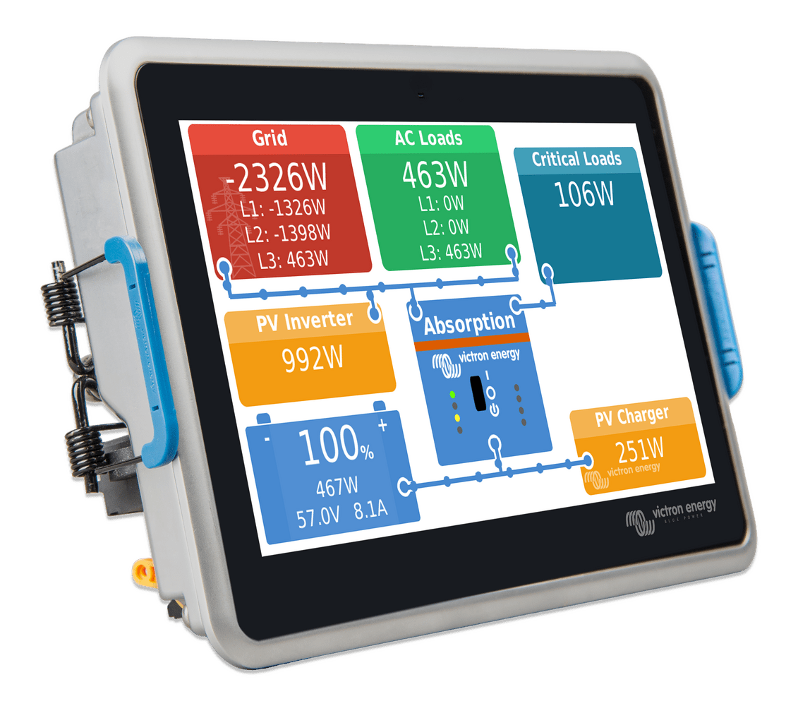 Victron Energy Ekrano GX Bedien - Überwachungsgerät mit 7 Zoll Touchscreen - Anzeigegerät | fullSol