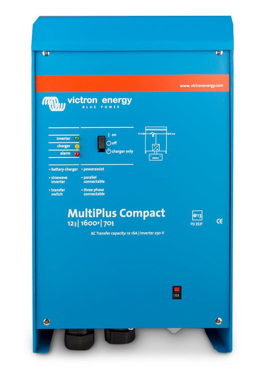Victron MultiPlus Compact 12/1600/70 - 16 Sinus - Wechselrichter - Wechselrichter / Inverter | fullSol